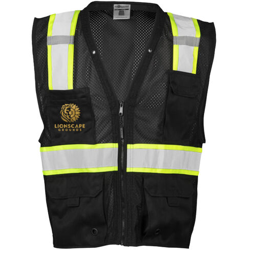 LionScape EV Series® Enhanced Visibility Multi-Pocket Mesh Vest Thumbnail