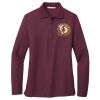 Women's Silk Touch Long Sleeve Polo Thumbnail